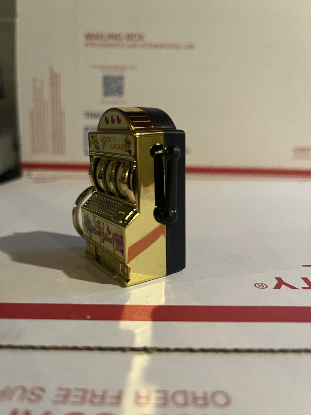 Mini Pokémon Slot Machine Keychain – Spin for Good Luck! Pikachu Squirtle Plus!