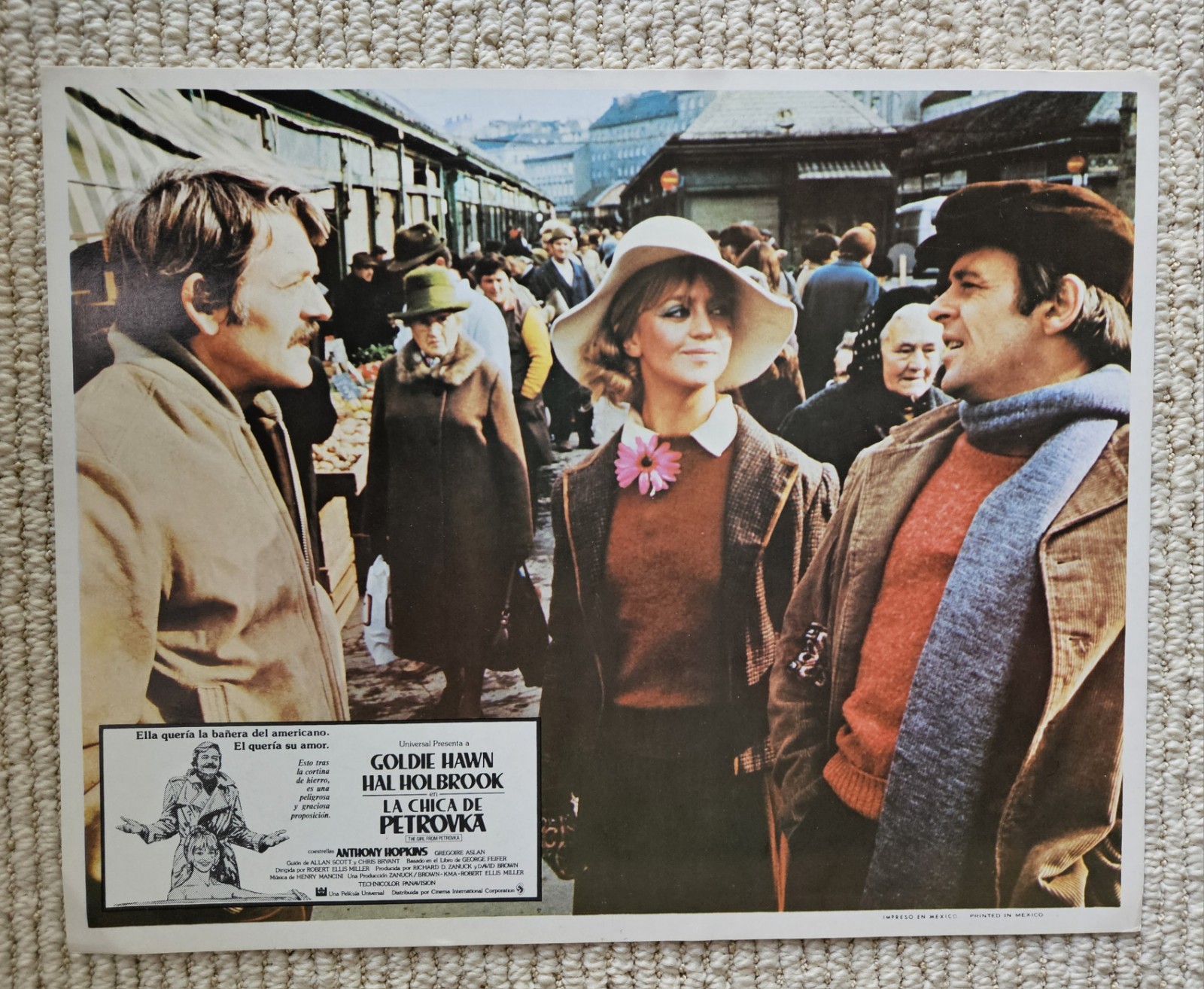 Girl From Petrovka + Midnight Man, 2X original 11x14 lobby sets SPANISH