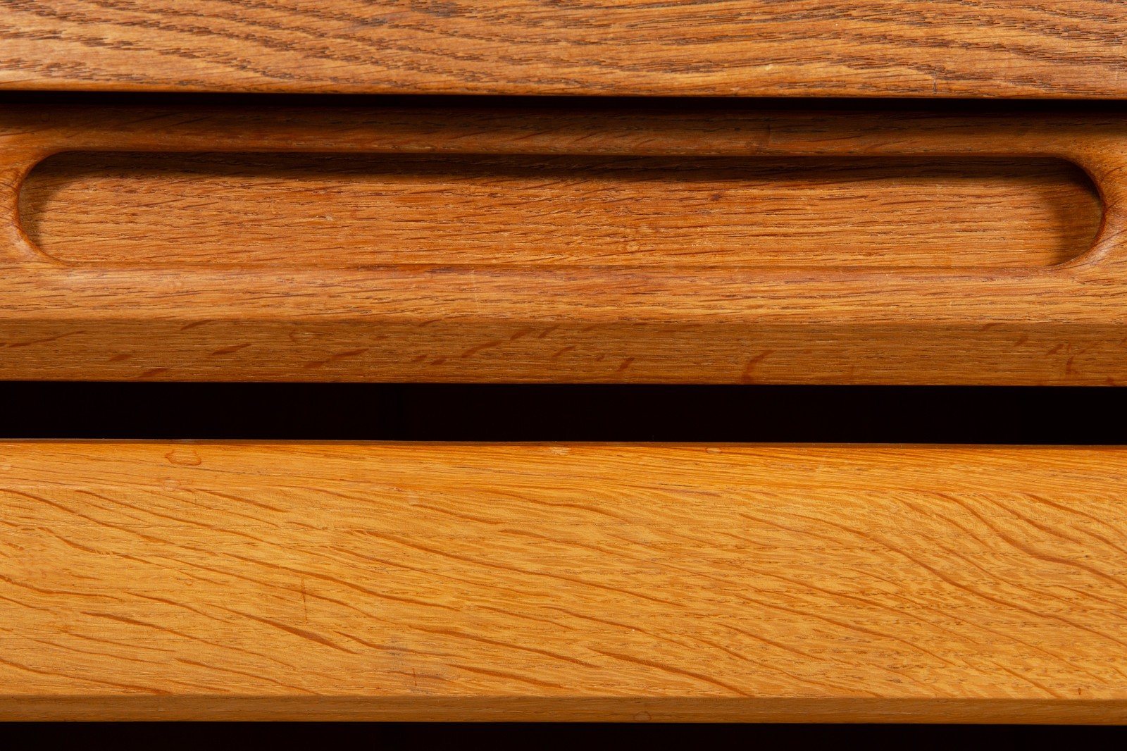 French Modernist Oak Bar Cabinet Bookshelf by Guillerme and Chambron