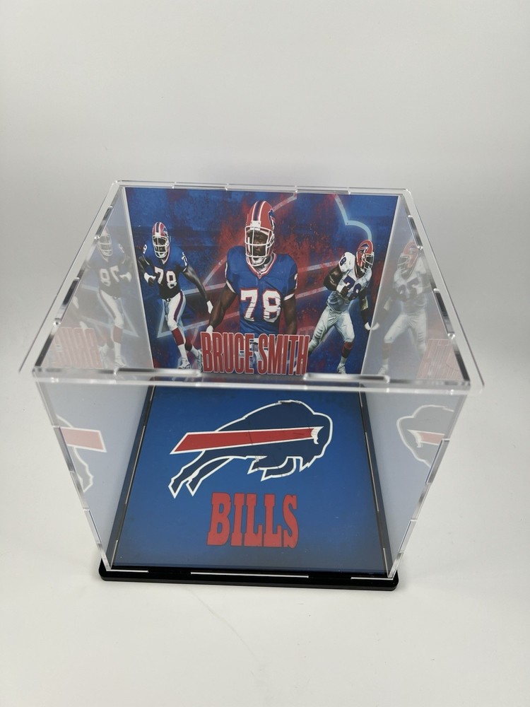 Bruce Smith Custom Mini Helmet Display or Card Display - Bills