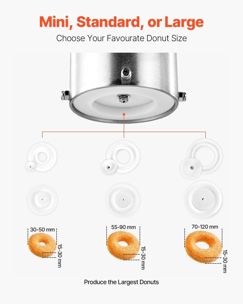 Single Row Automatic Donut Machine Commercial 90pcs/h Doughnut Maker Device