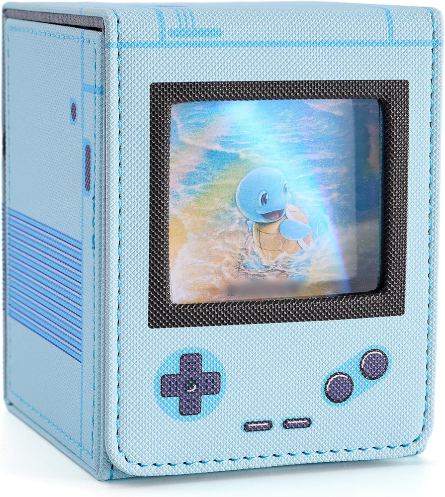 Retro Gaming Console Appearance MTG Deck Box with Commander Display, Card Deck C