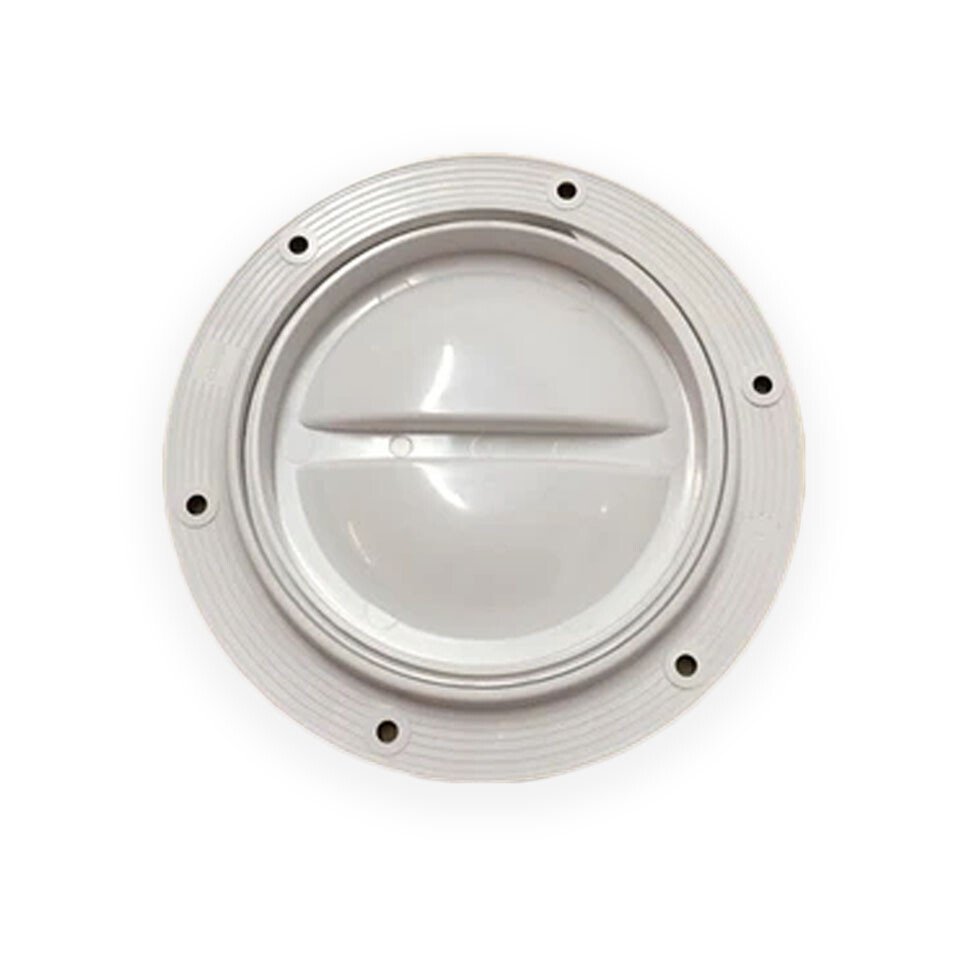 5" Round Access Hatch Cover for RV Marine Boat - White - Valterra
