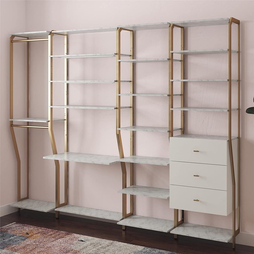 CosmoLiving by Cosmopolitan Gwyneth Closet-Vanity
