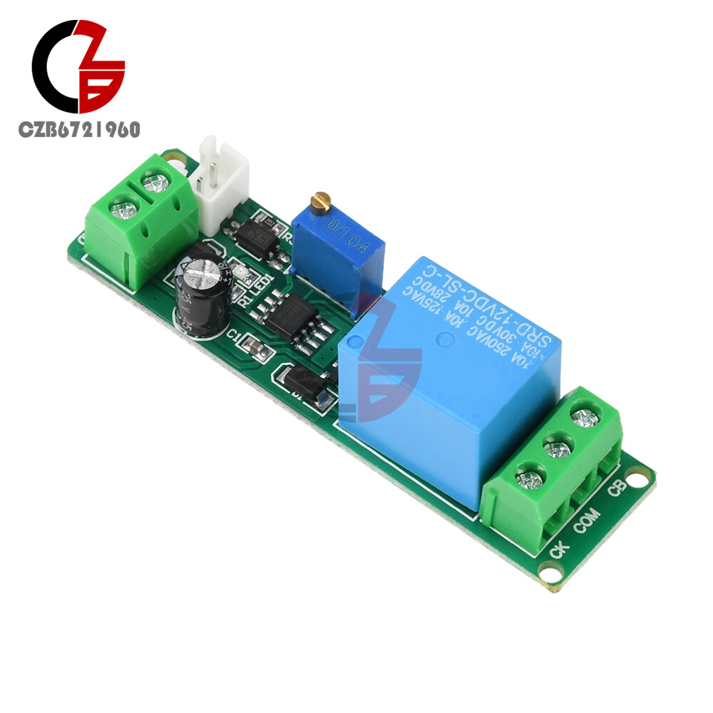 DC 5V-12V Adjustable Timer Delay Turn OFF Module Timing Relay Time Switch 1~10s
