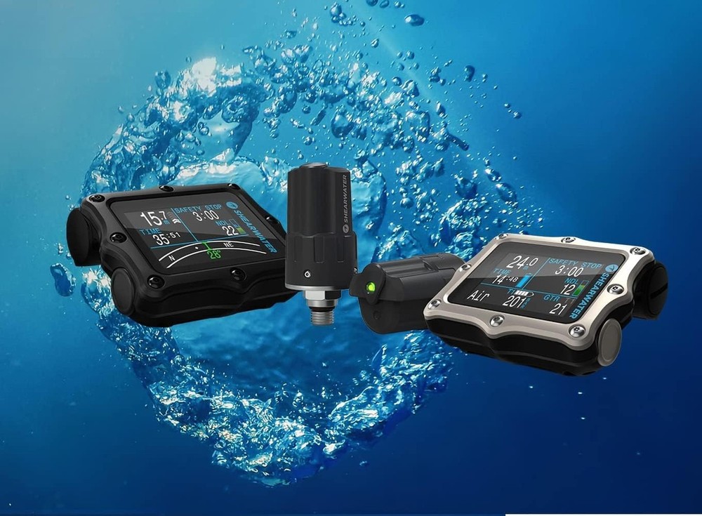 Shearwater Perdix 2 Ti Dive Computer Silver + Swift Combo