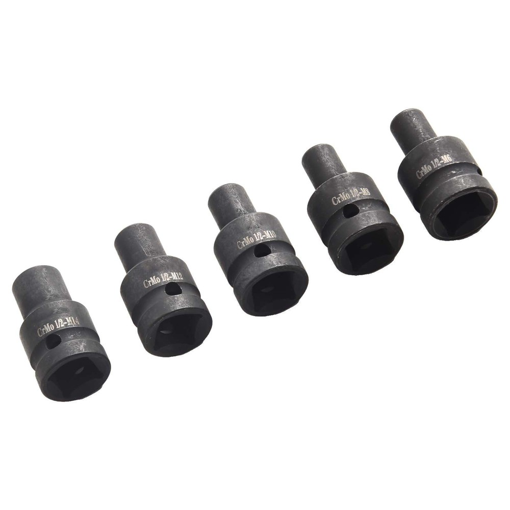 10PCS Square Tap Socket Set For Electric Driver Wrench M6M24 Rust-Proof
