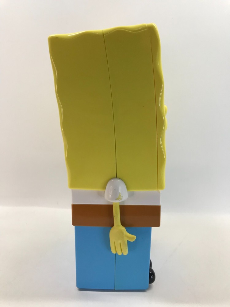 spongebob karaoke cd player 2003 rare - missing microphone - tested