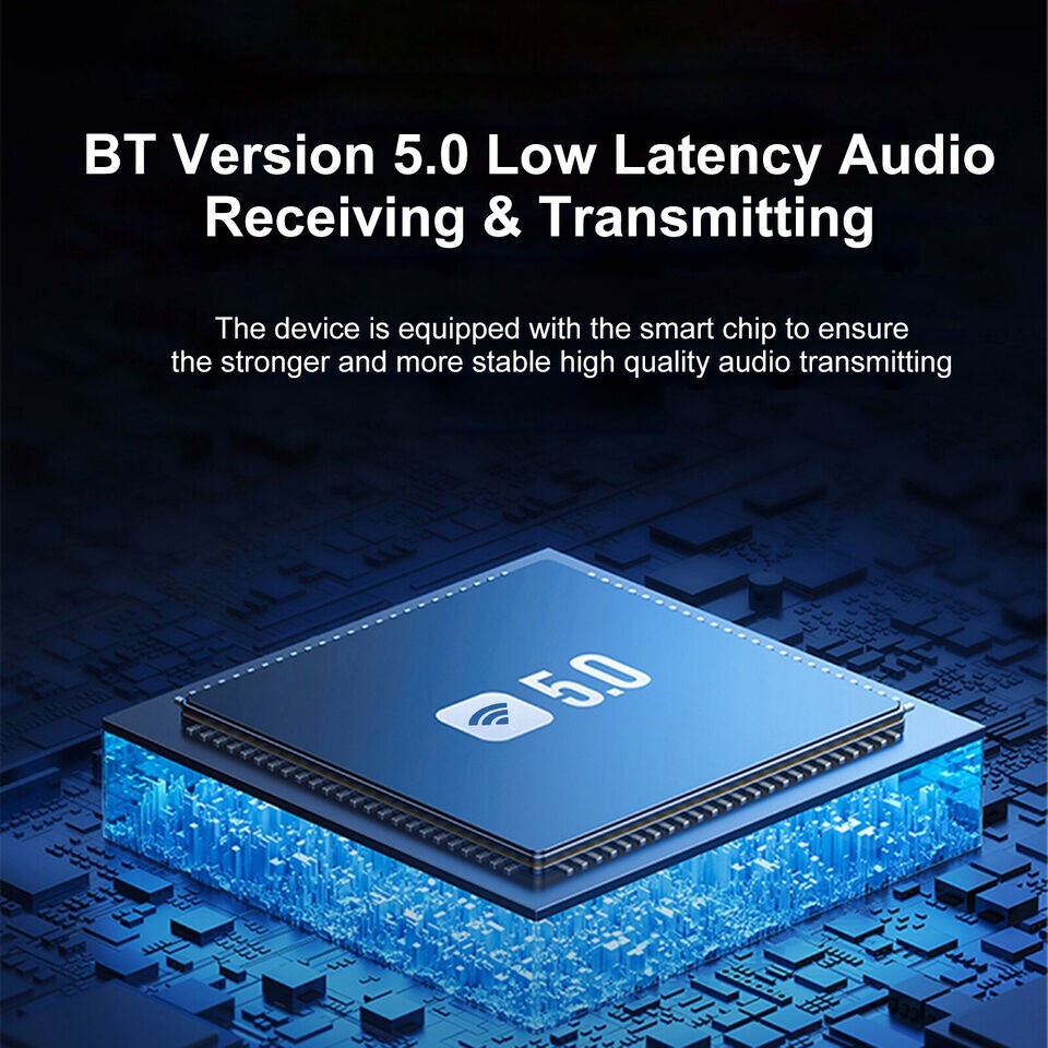 Portable Wireless Bluetooth Transceiver Long Range Bluetooth 5.0 Audio Adapter