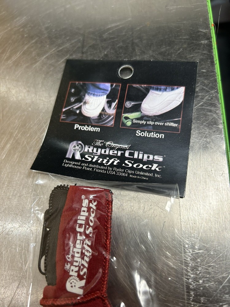 Ryder Clips - RSS-RED - Rubber Shift Sock, Red