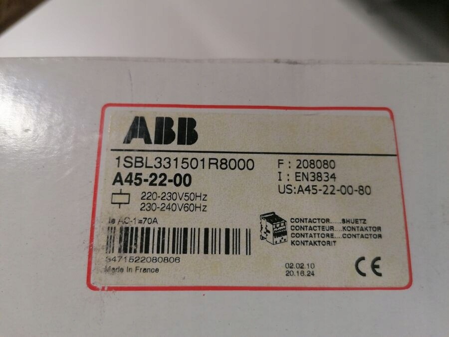 1PC New Contactor ABB A45-22-00 Fast delivery