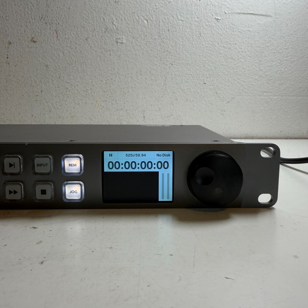 Blackmagic Design HyperDeck Studio 2 Gray Compact Professional Broadcast Deck