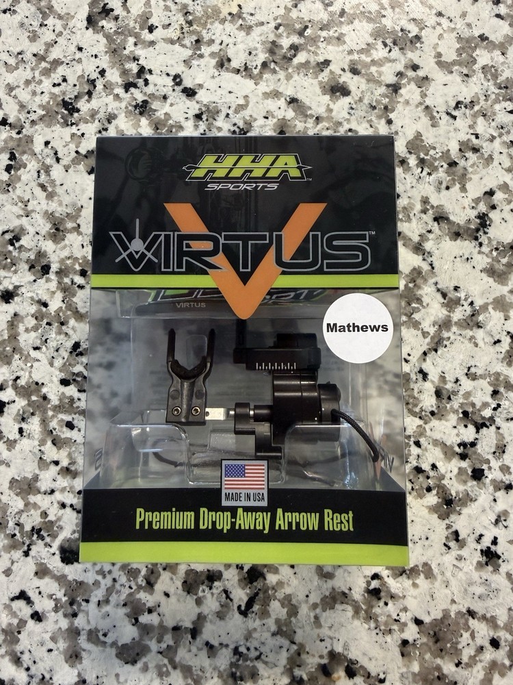HHA Virtus VR22 Fall AwayArrow Rest - Black (Mathews)