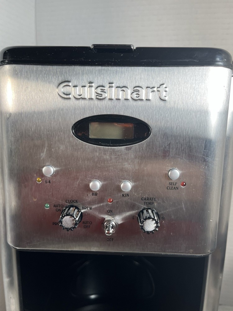 Cuisinart DCC-1200 Brew Central 12-Cup Programmable Coffee Maker Tested Works
