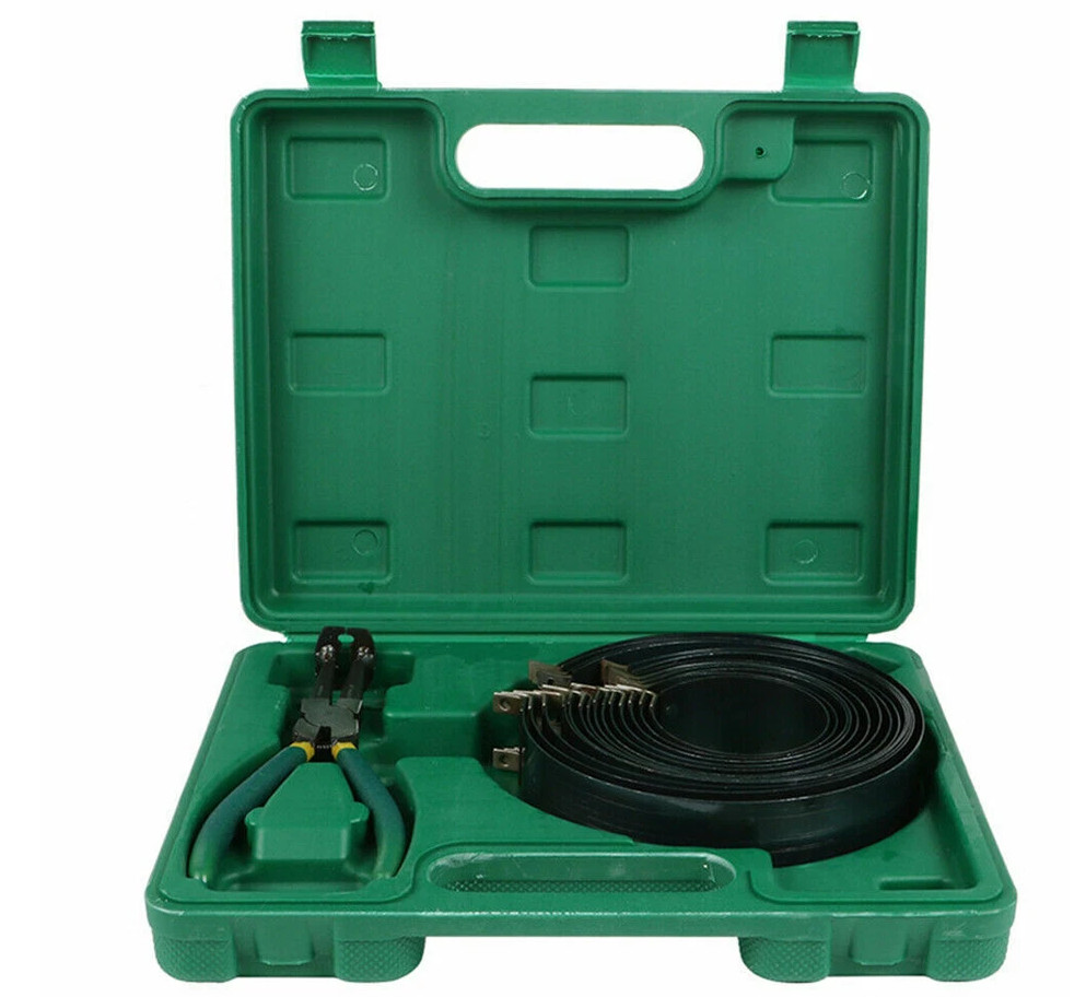 14 Pcs Engine Piston Ring Compressor Ratcheting Plier W/ Carrying Case Universal