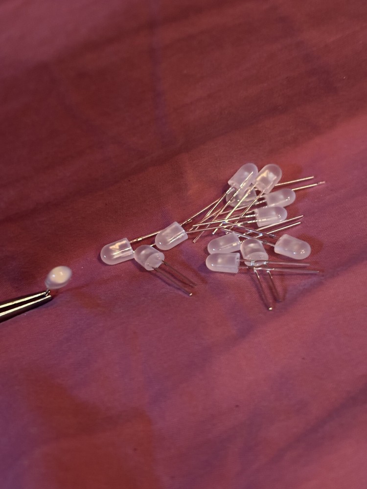 5mm OVAL LED DIFFUSED - 100 PCS