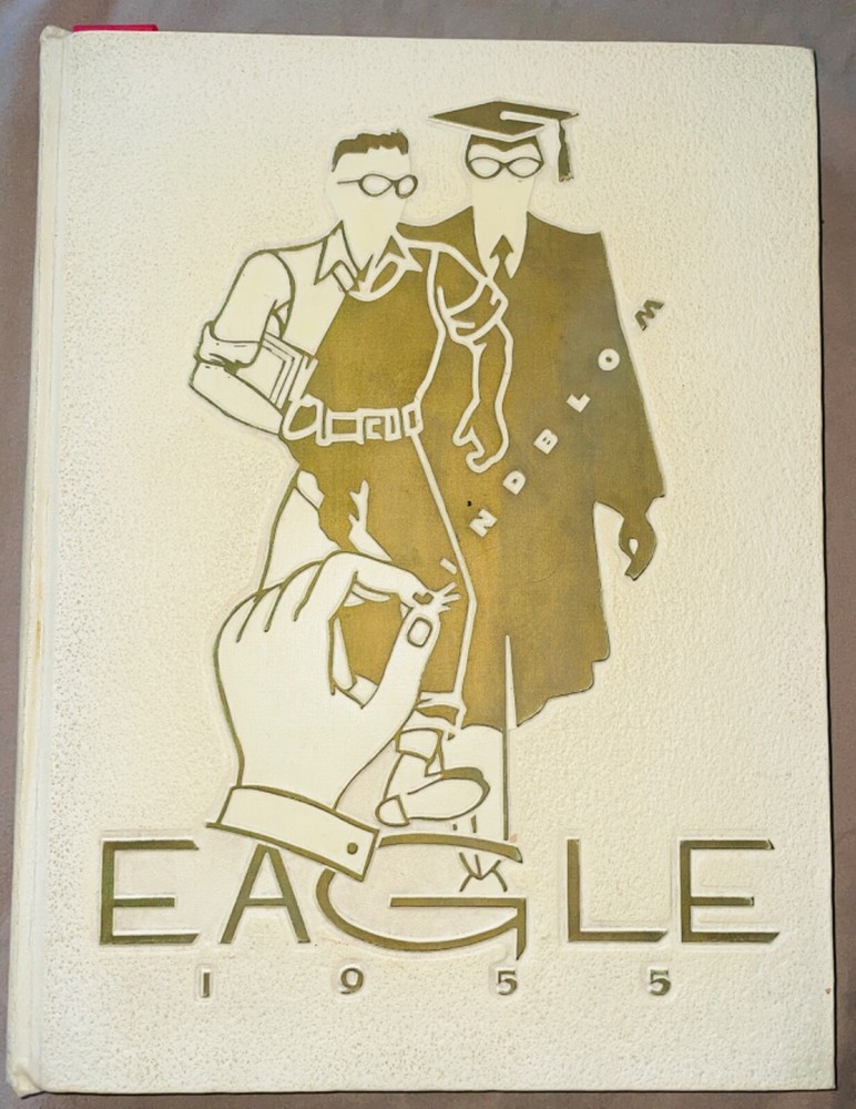 ORIGINAL 1955 Lindblom High School Yearbook: Eagle