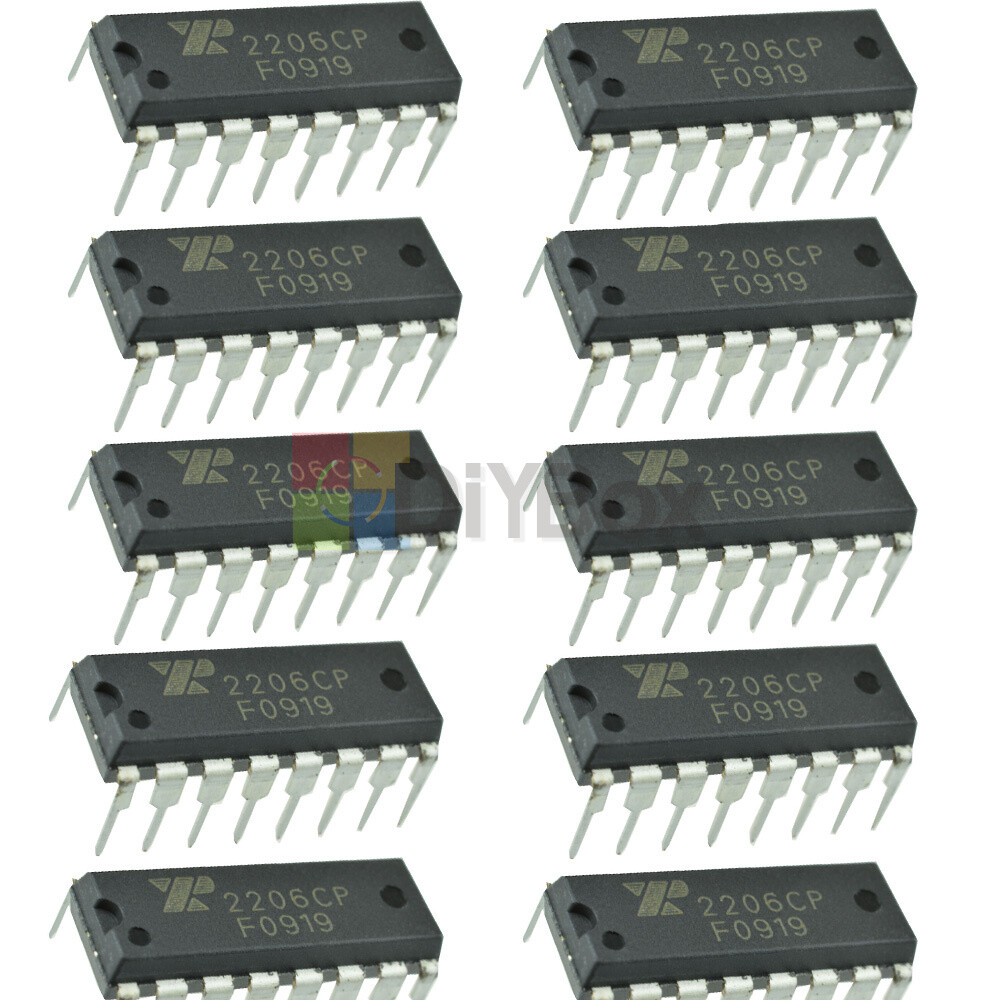 10PCS XR2206CP 2206CP Monolithic Function Generator IC EXAR DIP-16