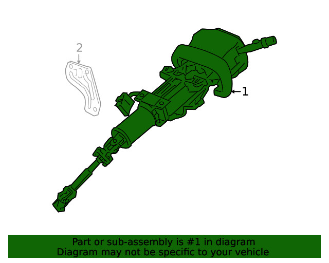 Genuine GM Steering Column 15918432