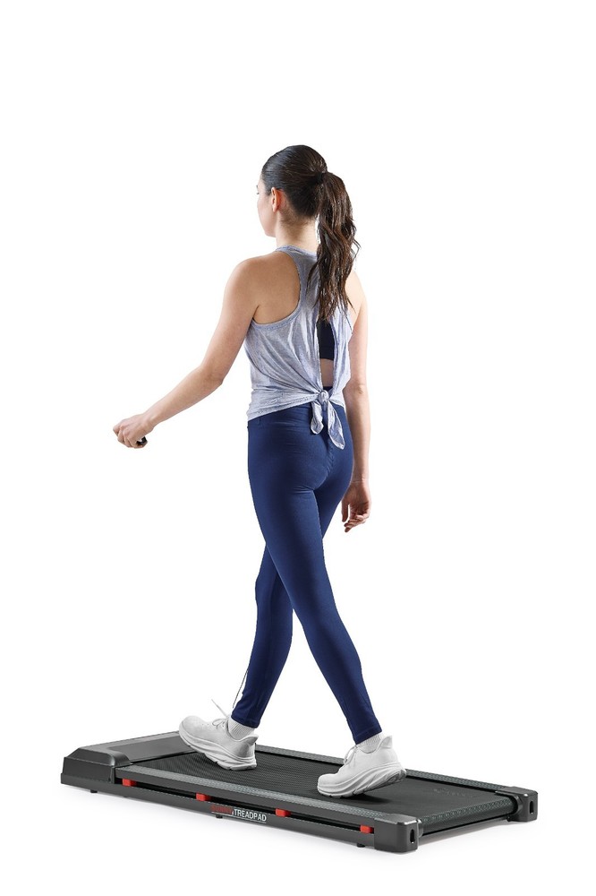 Smart WIFI Compact Cushioned Deck Walking Pad with Remote Bluetooth LED Display