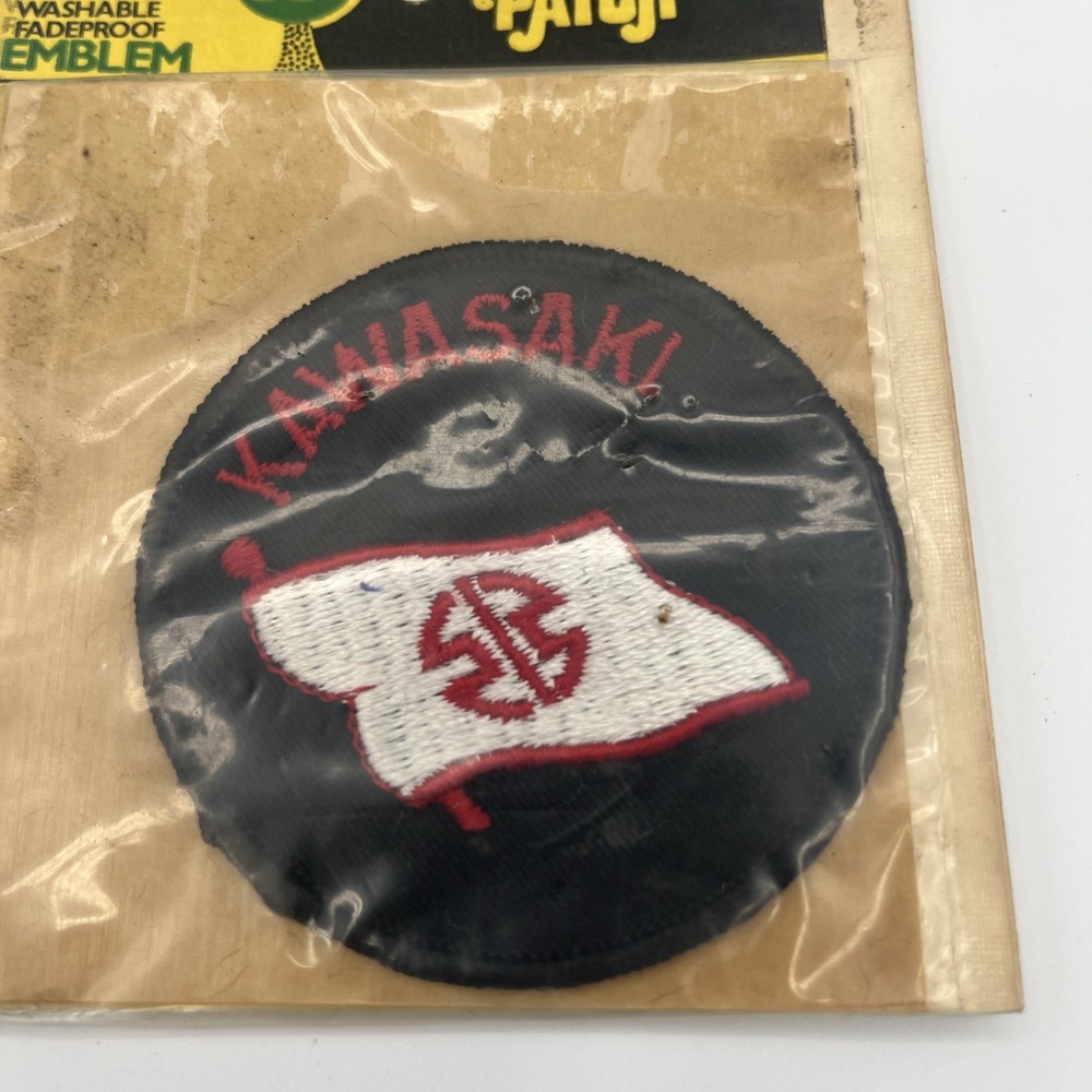 Vintage NOS Kawasaki Motorcycle Patch