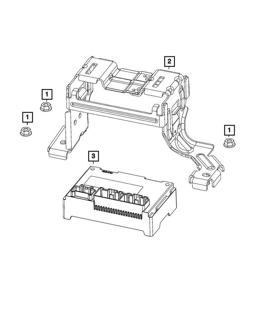Genuine Mopar Transfer Case Control Module 68547688AB
