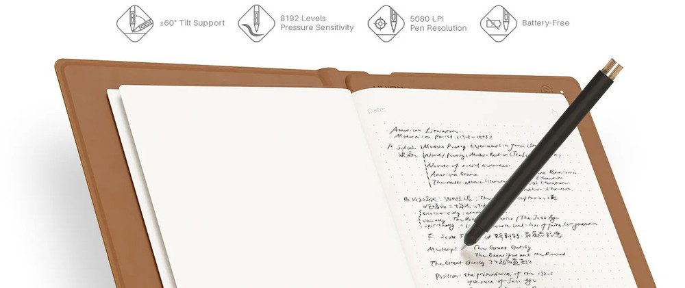 Smart Notebook Note X10 Wireless Graphics Tablet Electronic Draft Notepad 50Page