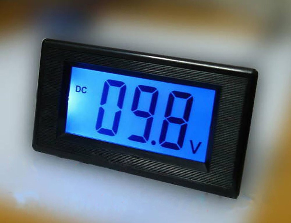 DC 0-19.99V 20V Blue LCD Digital Volt Voltage Panel Meter Voltmeter