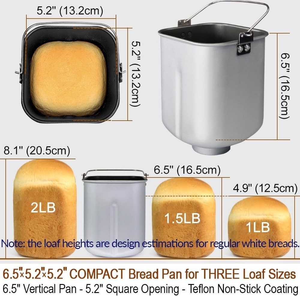 Fully Customizable Bread Maker with Personalized Menus