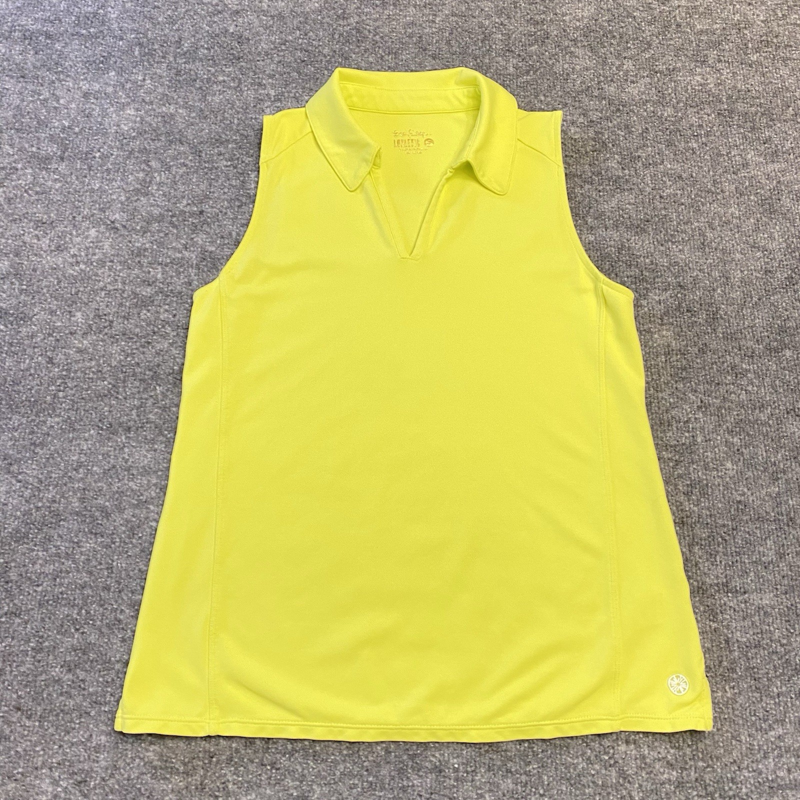 Lilly Pulitzer Shirt Women’s Small Golf Polo Luxletic Green Sleeveless Collared