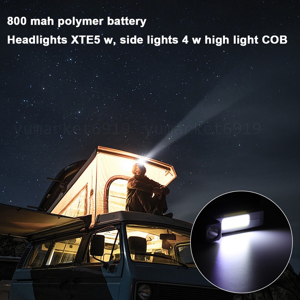 USB Rechargeable Waterproof LED Headlamp Headlight Head Light Flashlight 3 Modes
