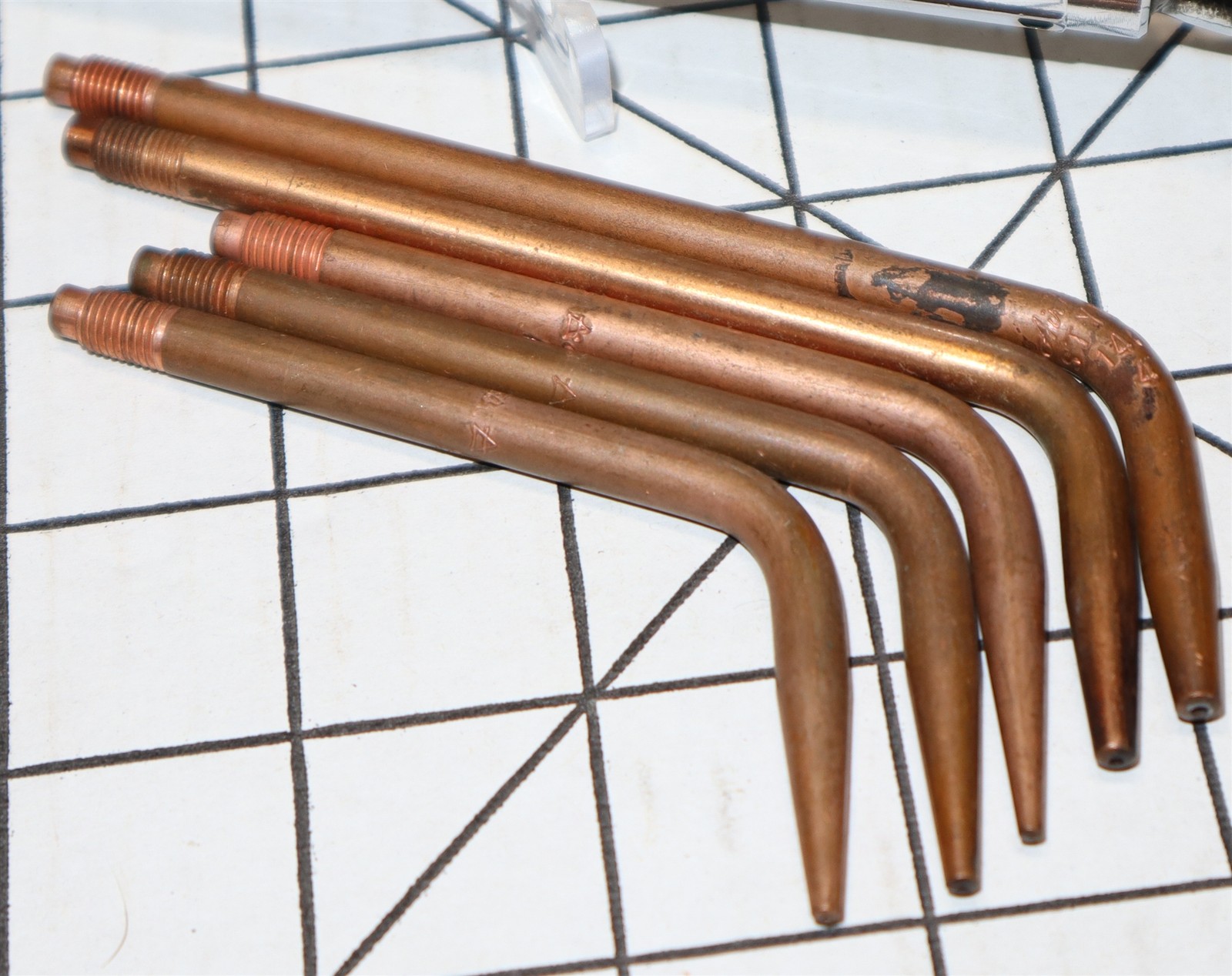 Air Products USA 1921 Torch Handle 6129 Cutting Attachment & Tips Oxy-Acetylene