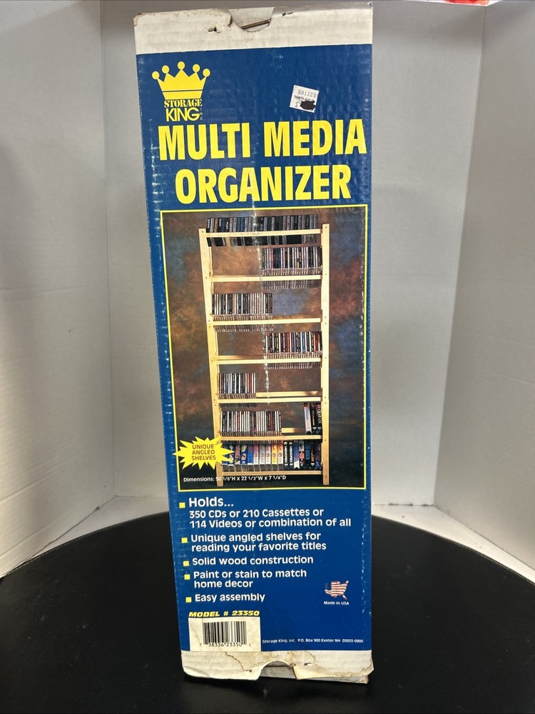 Storage King Multi Media Organizer