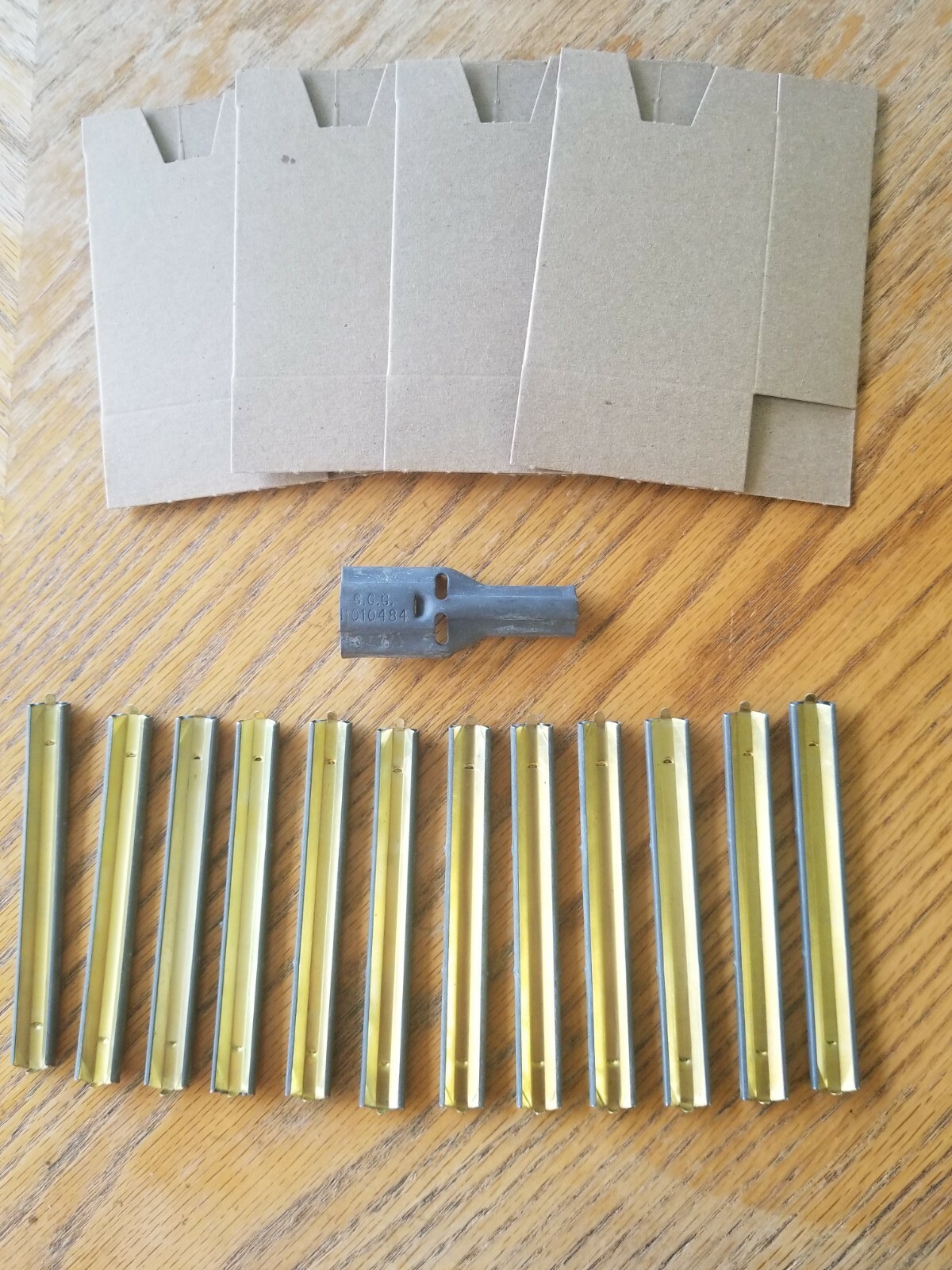 .223-5.56 STRIPPER CLIPS.  LOADING GUIDE AND  CARDBOARD BOXES ARE NEW