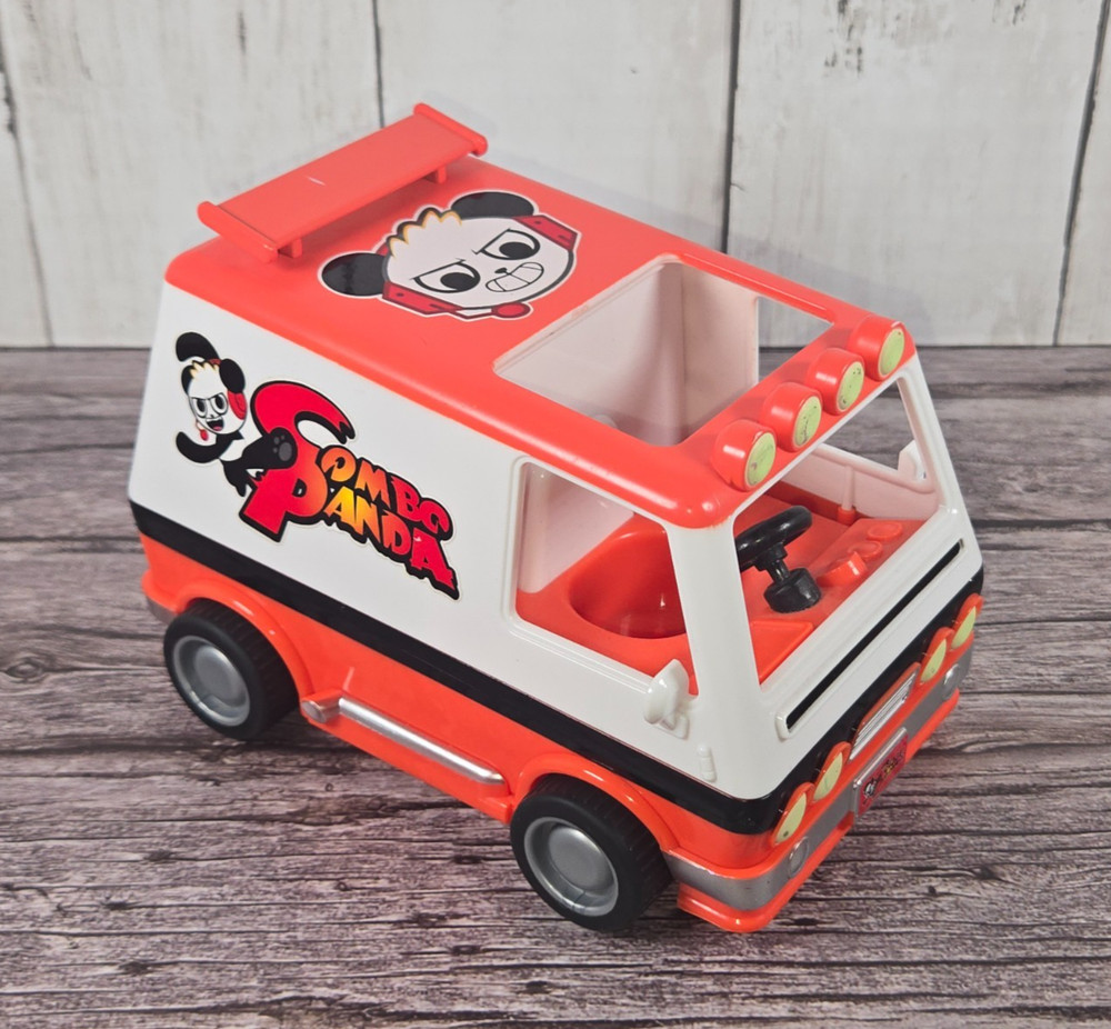 Ryan's World Combo Panda Pull-Back Action Van Toy Vehicle Pullback Car 2019