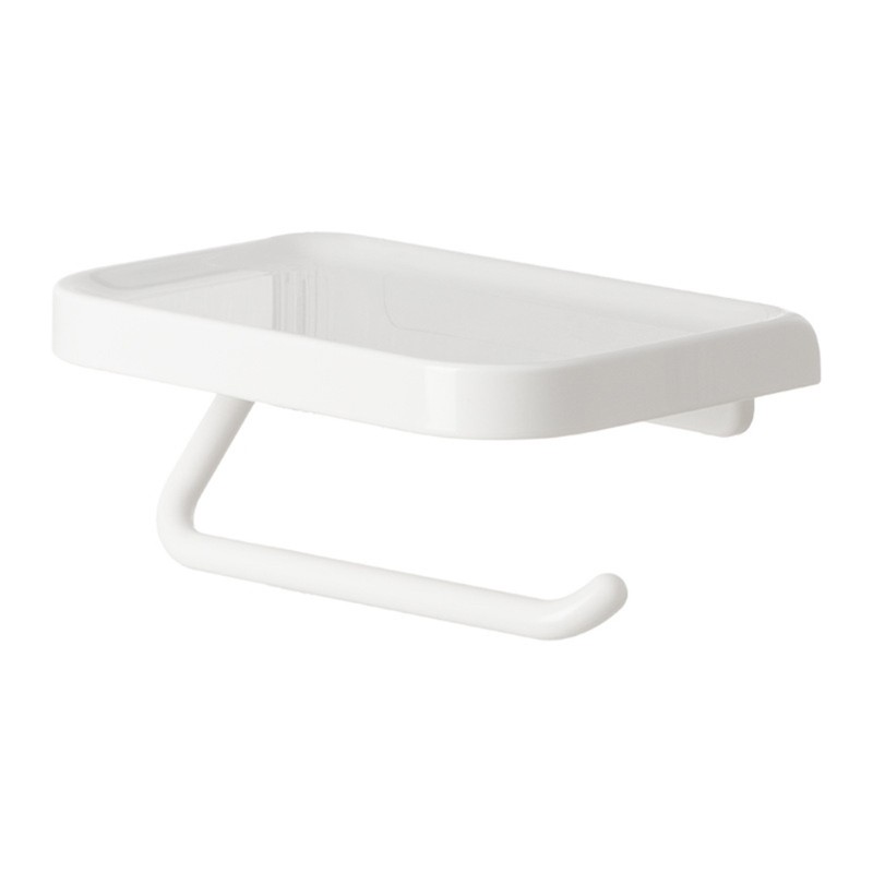 Modern Bathroom Tissue Roll Dispenser With Easy Installation Plastic Materials