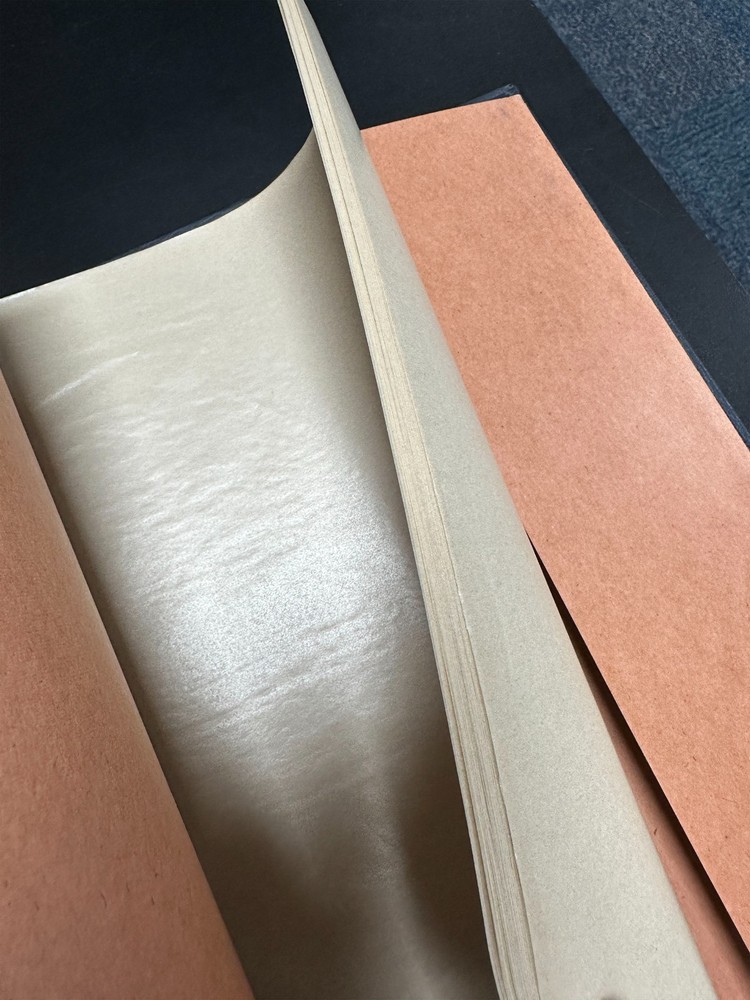 Vintage, Unused Mint Sheet Album w/ 100 Pages, 5 Sections, Dark Blue, No Stamps