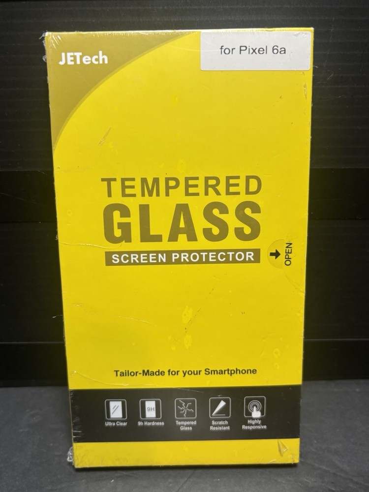 Screen Protector for Google Pixel 6a 6.1-Inch, Fingerprint Compatible, 3-Pack