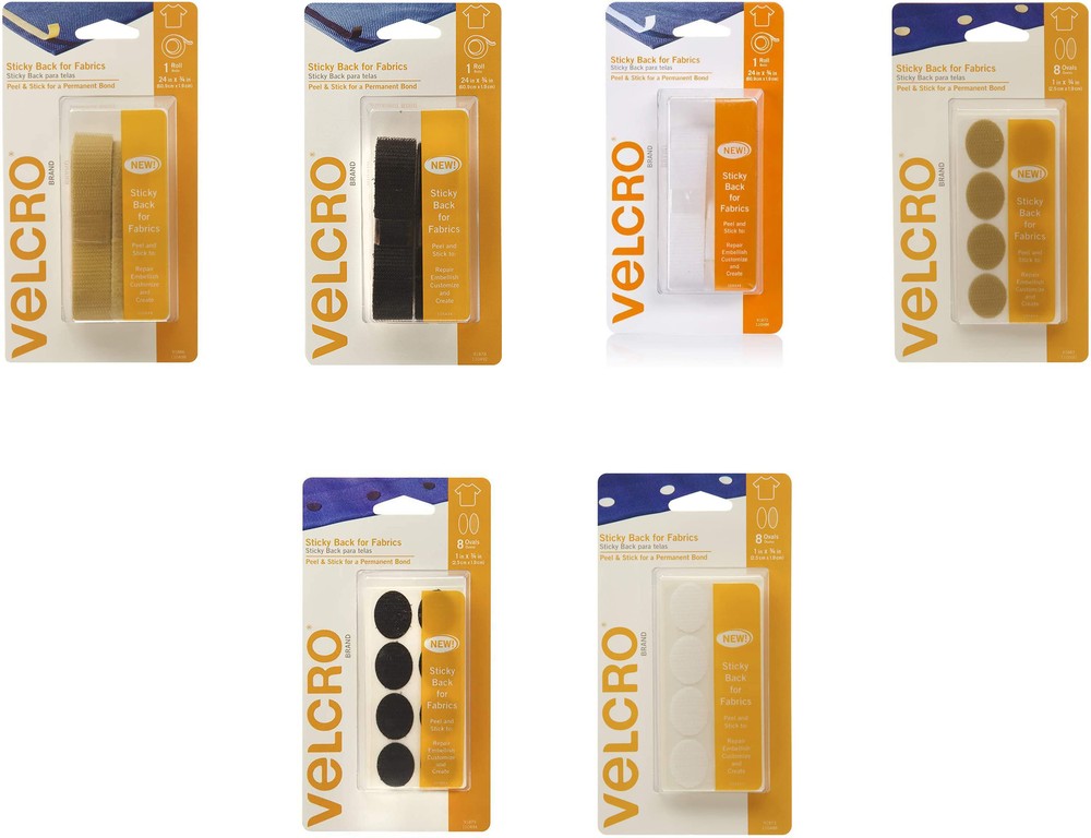 VELCRO Sticky Back for Fabrics Hook & Loop Adhesive Tape