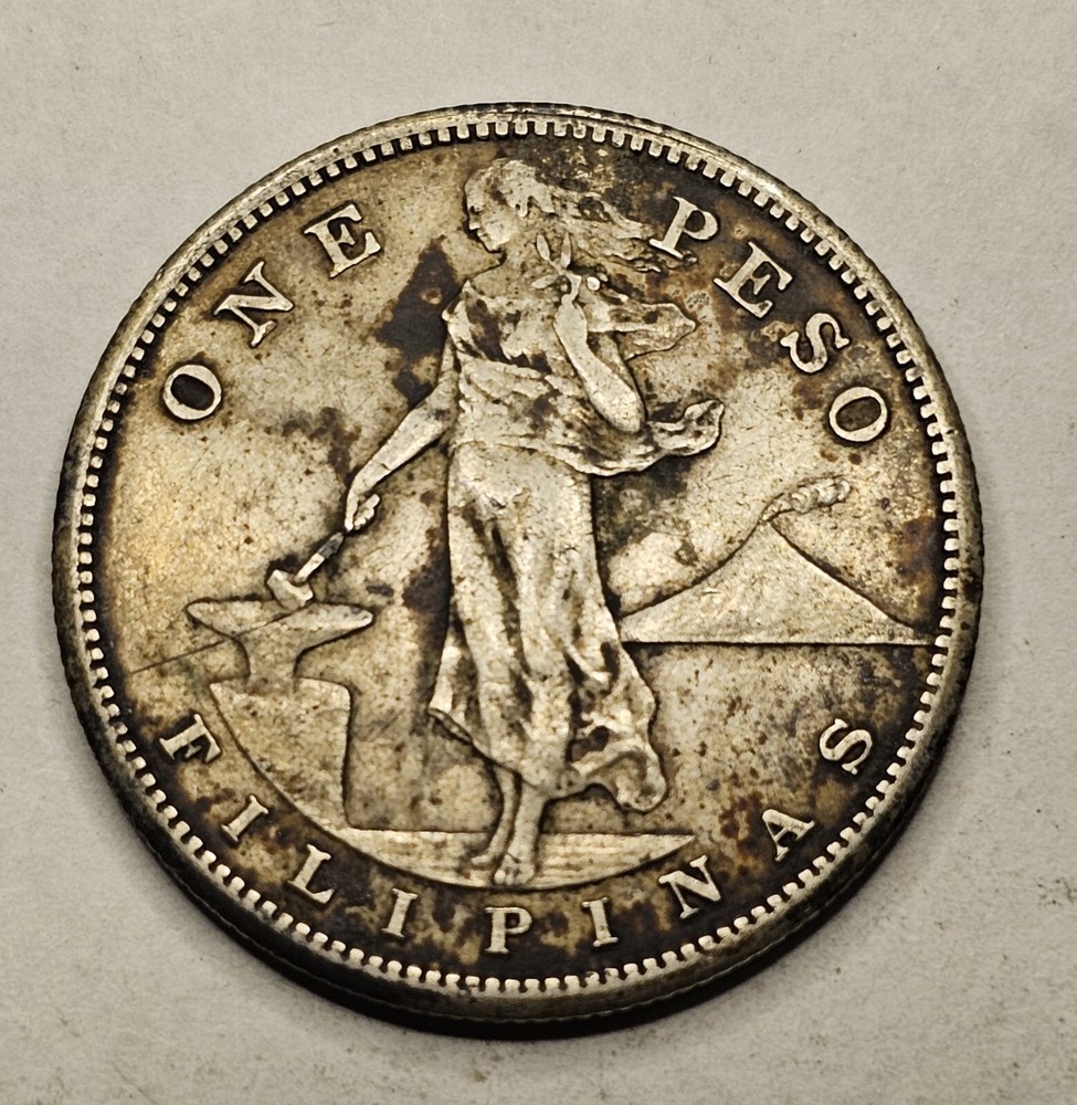 PHILIPINAS 1 PISO 1909 SILVER