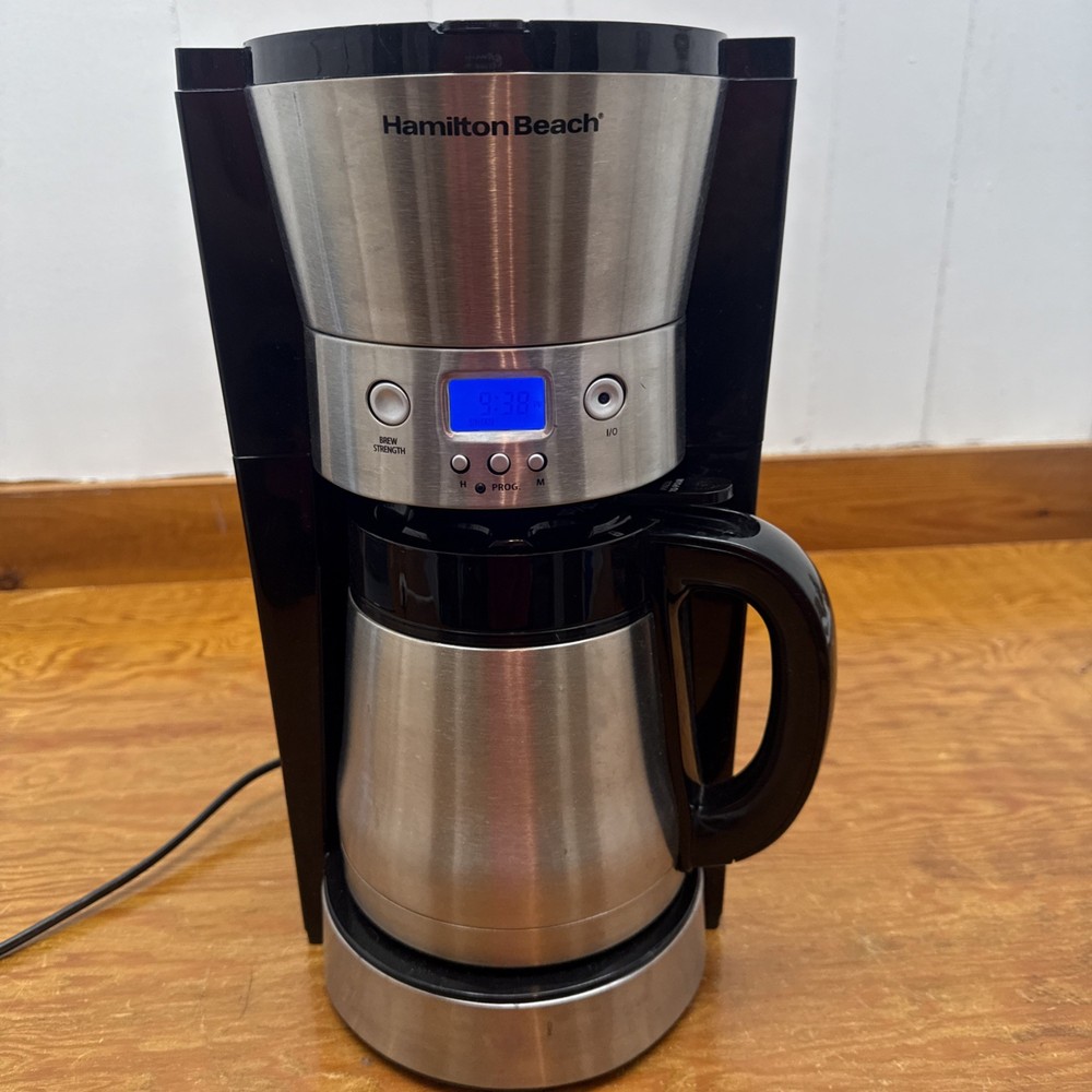 Hamilton Beach 10-Cup Programmable Coffee Maker Black Auto Shut-Off