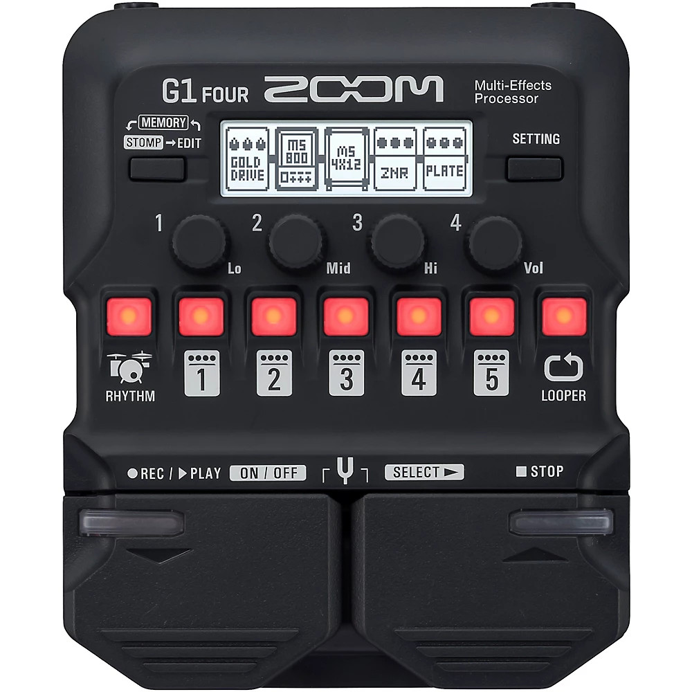 Zoom G1 FOUR Guitar Multi-Effects Processor