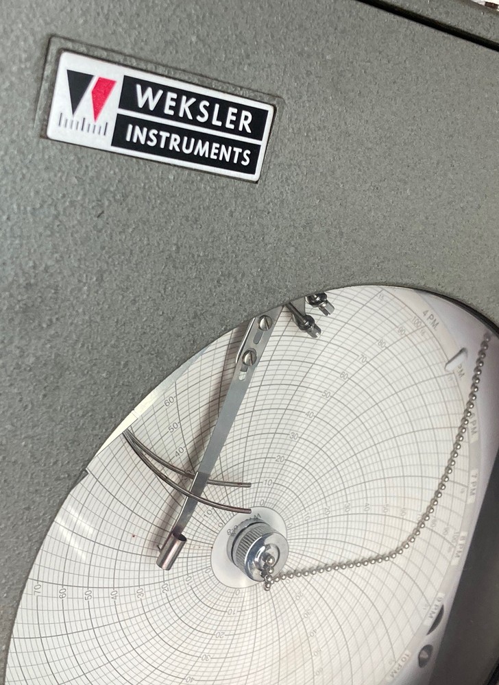 Weksler,R 8T2W,Temprature Chart Recorder