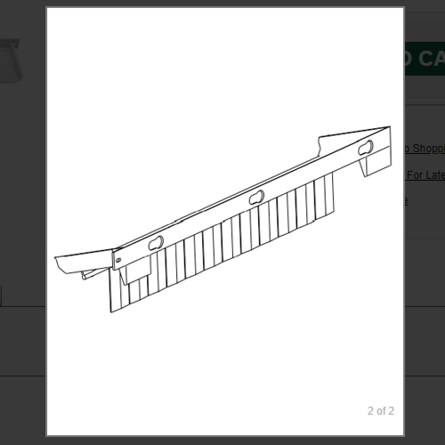 CUBE GUIDE, HOSHIZAKI # 3A9745-01