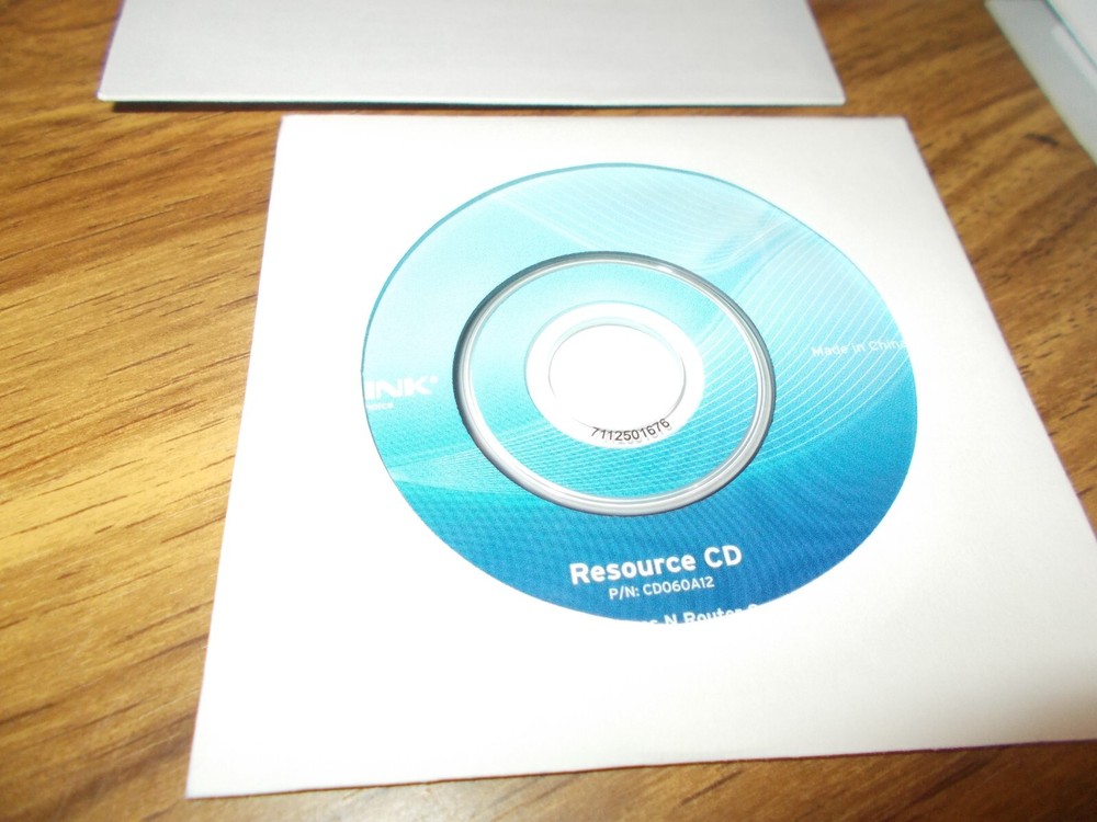 TP - LINK RESOURCE CD - #CD060A12 FOR WIRELESS N ROUTER ONLY + QUICK INST. GUIDE