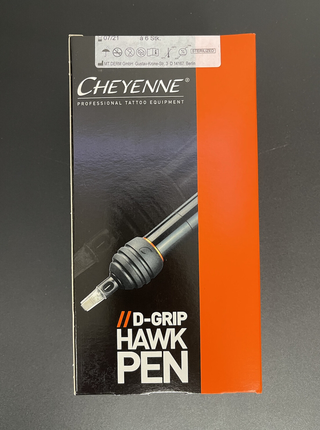 Cheyenne Ergo Long D-grip Hawk Pen Box Of 6