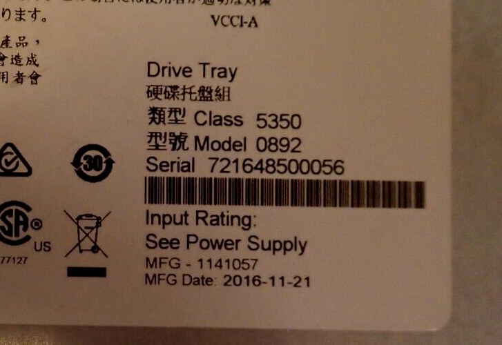 NetApp DE5600 24-Bay Storage Array with 23x 800GB SSD Dual Controller Dual PSU