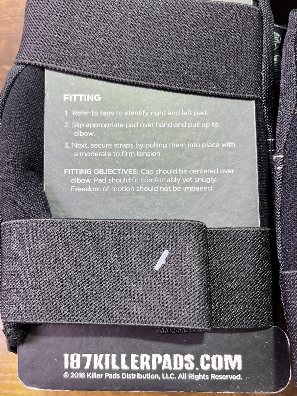 187 Killer Pads Slim Elbow Pads - Black Size Large New with Tags