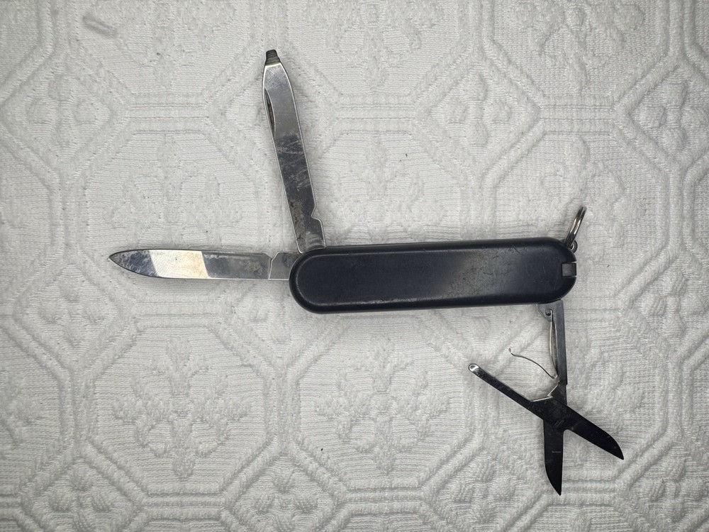 ISC Imperial Schrade Co. Multi-Function Black Pocket Knife Germany Multi Tool