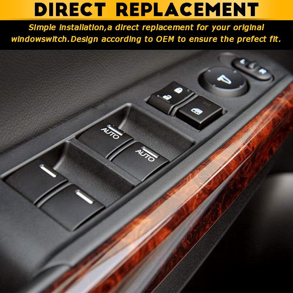 New Driver Left Master Power Window Door Switch For 2008-12 Honda Accord EX&EXL